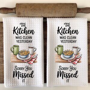 Funny Kitchen Towel, Sarcastic Dish Towel, Funny Gift For Mom Housewarming Gift